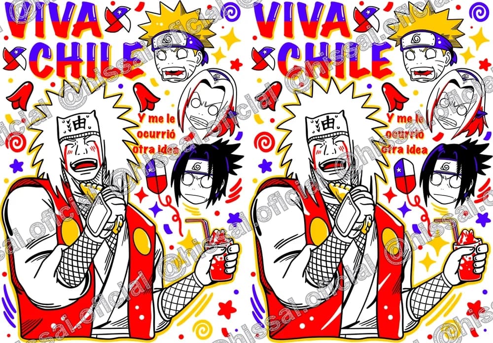 Estuche Jiraiya Fiestas Patrias