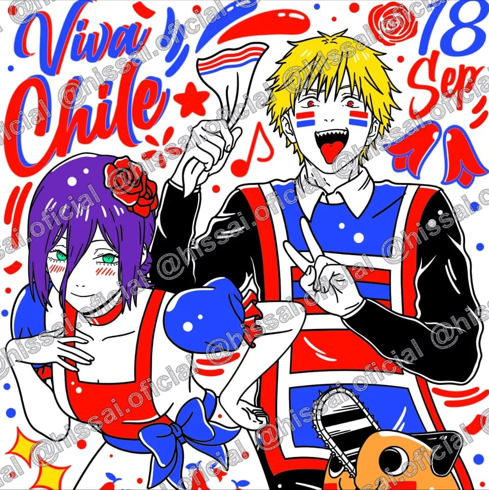 Posavaso Reze y Denji Fiestas Patrias