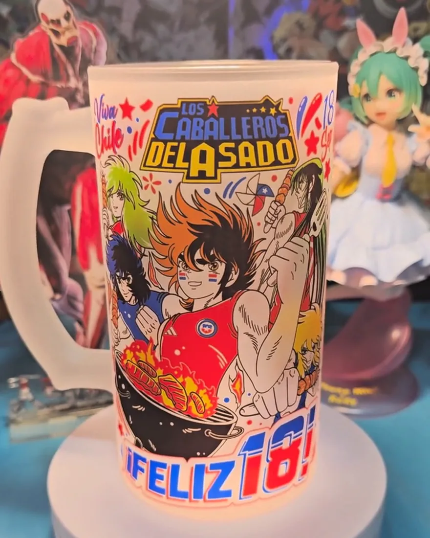 Shopero Caballeros del Zodiaco Fiestas Patrias