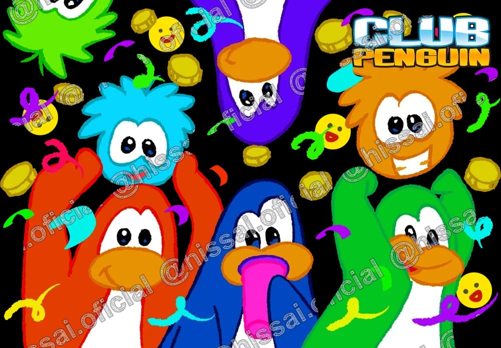 Estuche Club Penguin