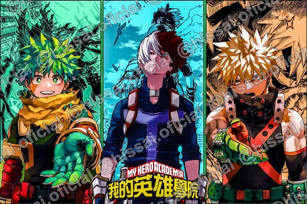 Estuche Deku, Todoroki y Bakugou