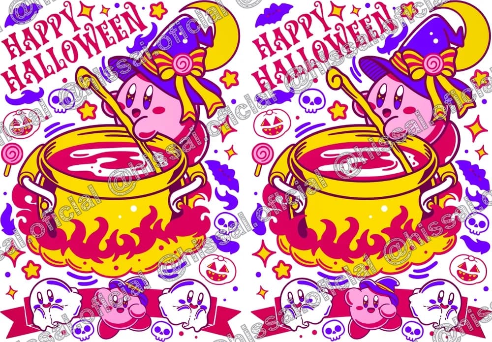 Estuche Kirby Halloween