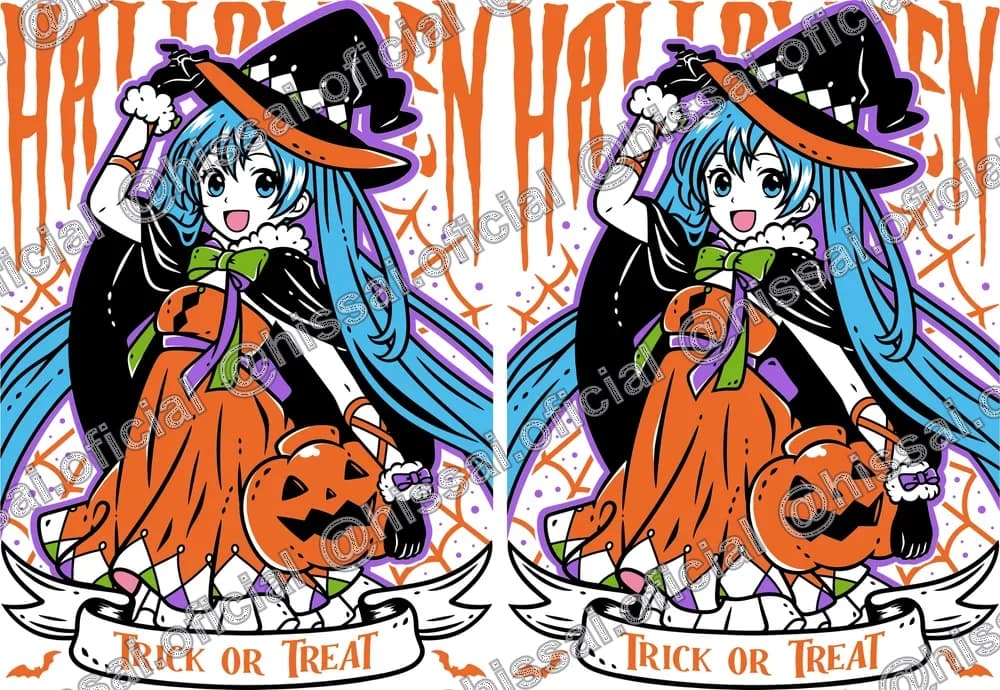 Estuche Miku Halloween