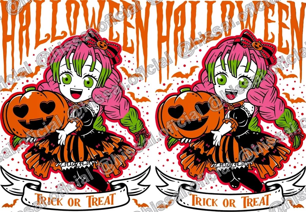 Estuche Mitsuri Halloween