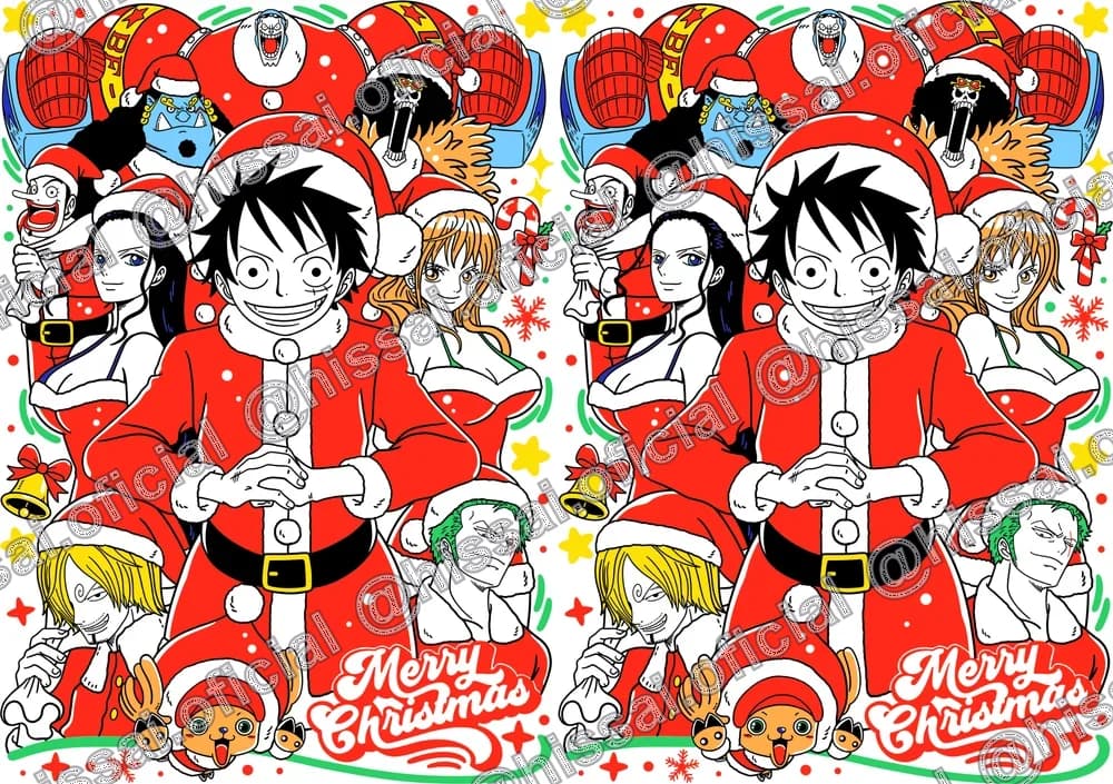 Estuche One Piece Navidad