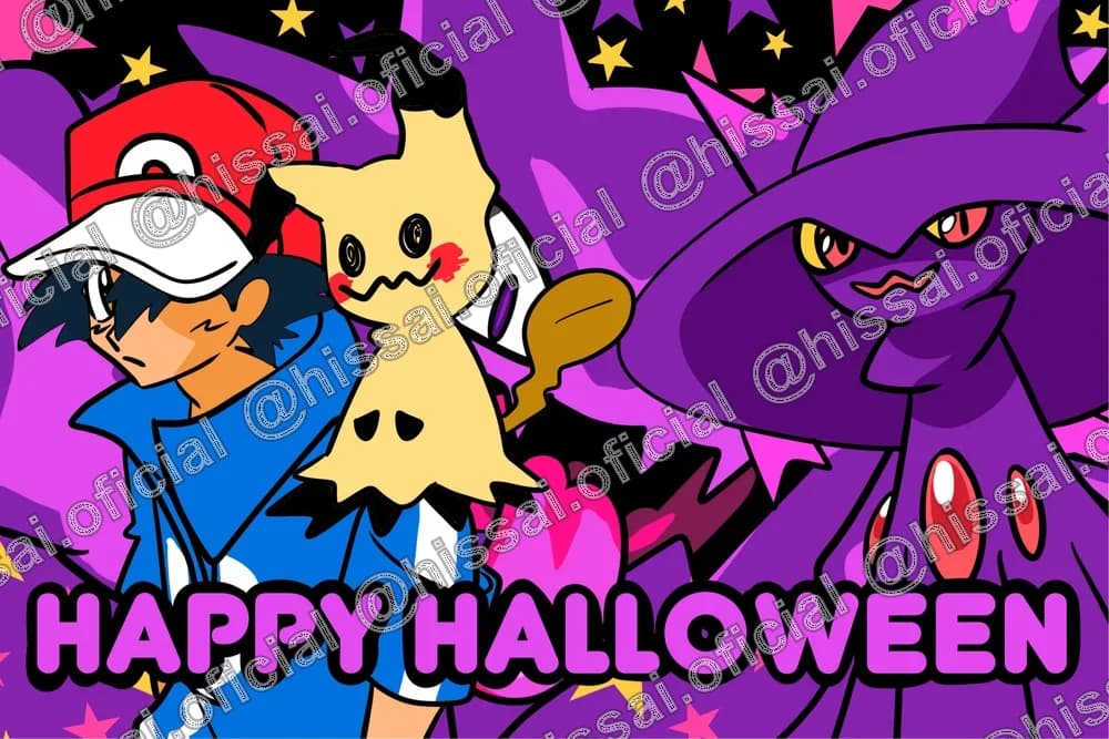 Estuche Pokémon Halloween