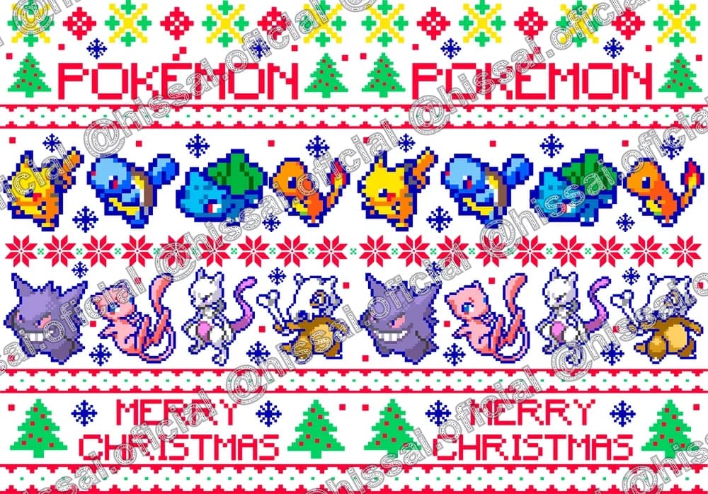 Estuche Pokémon Navidad