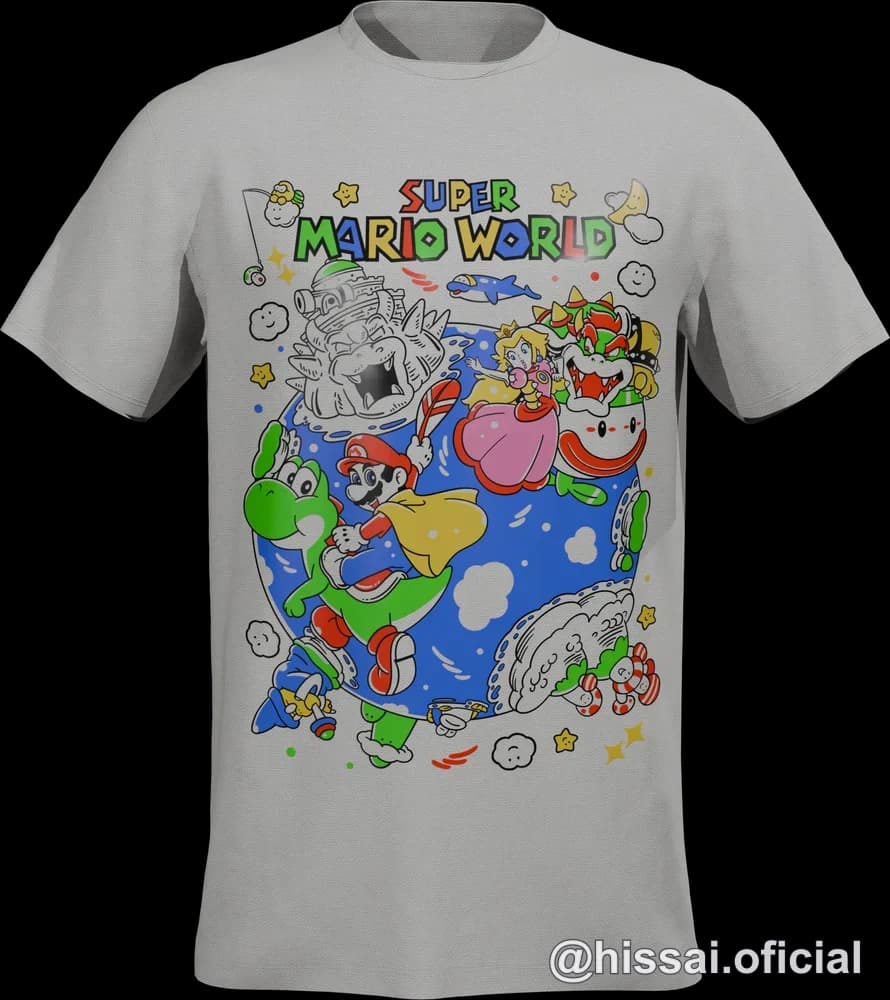 Polera Super Mario Bros