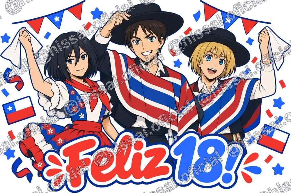 Shopero Shingeki no Kyojin Fiestas Patrias